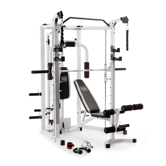 Combo All in One Full Body Home Gym Workout Equipment, White